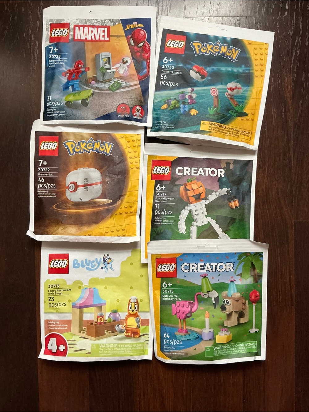 LEGO Build Sets - Bundle of 6 Packs